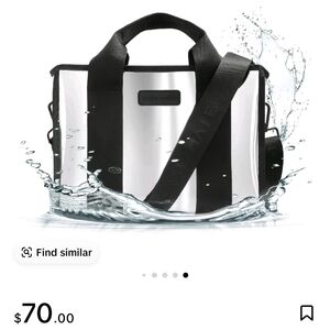 MAKE OFFER! Case Mate Zip Tote Silver Chrome